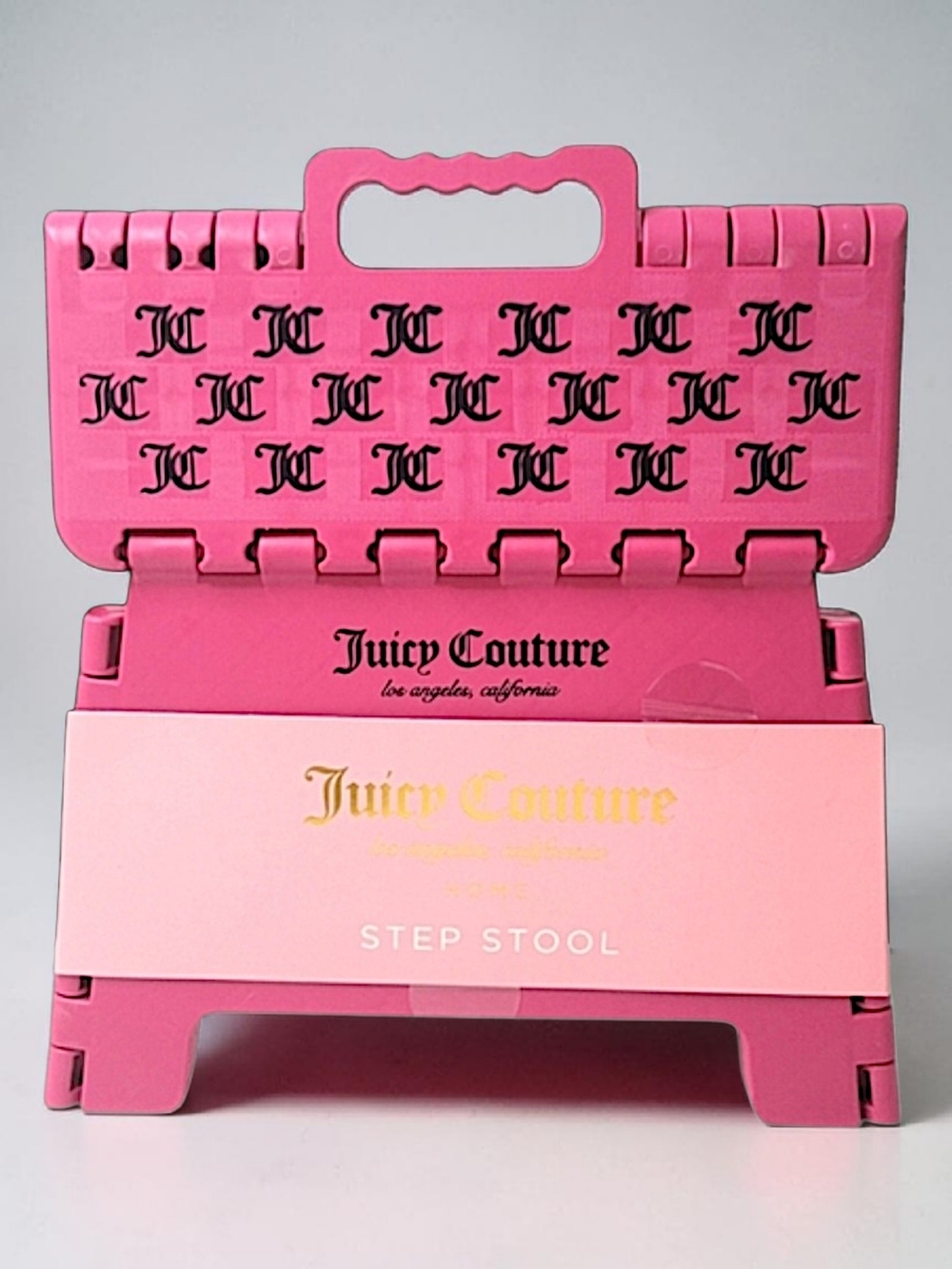 Juicy Couture Pink Folding Step Stool